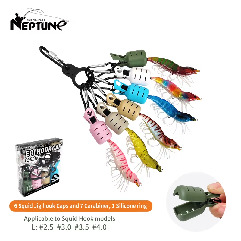 6pcs Colorful Squid Jig Hook C - огляд і ціна Fishing Lure Jig
