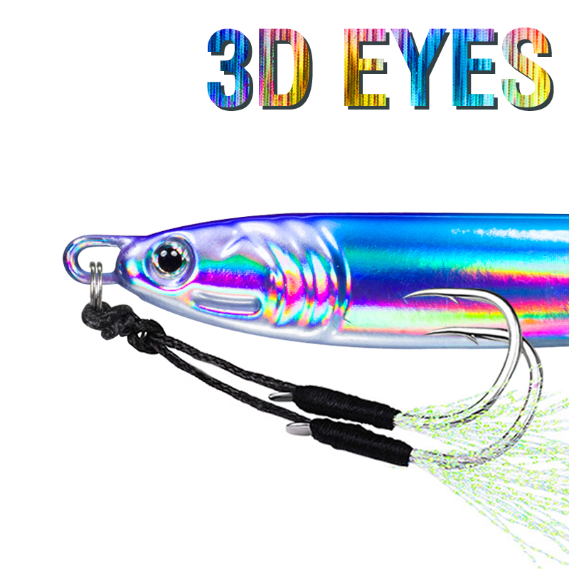 7Pcs 40g 60g 80g 100g Luminous - огляд і ціна Fishing Lure Spoon